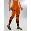 New Yellow Bat Halloween Print Yoga Pants Pumpkin High-Waisted Women's High-Stretch Leggings