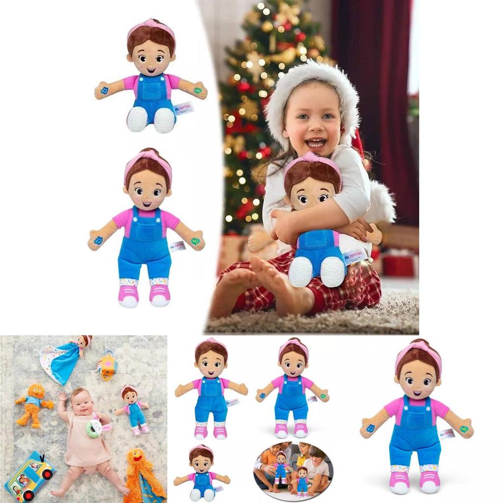 Adorable Ms Rachel Plush Doll Soft Cotton Stuffed Toy For Kids With Comforting Features