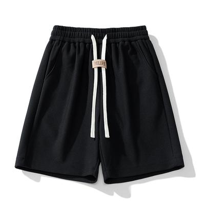 Summer Shorts Men's Thin Casual Pants Loose and Sporty Cropped Pants Quick Drying Straight Leg Shorts
