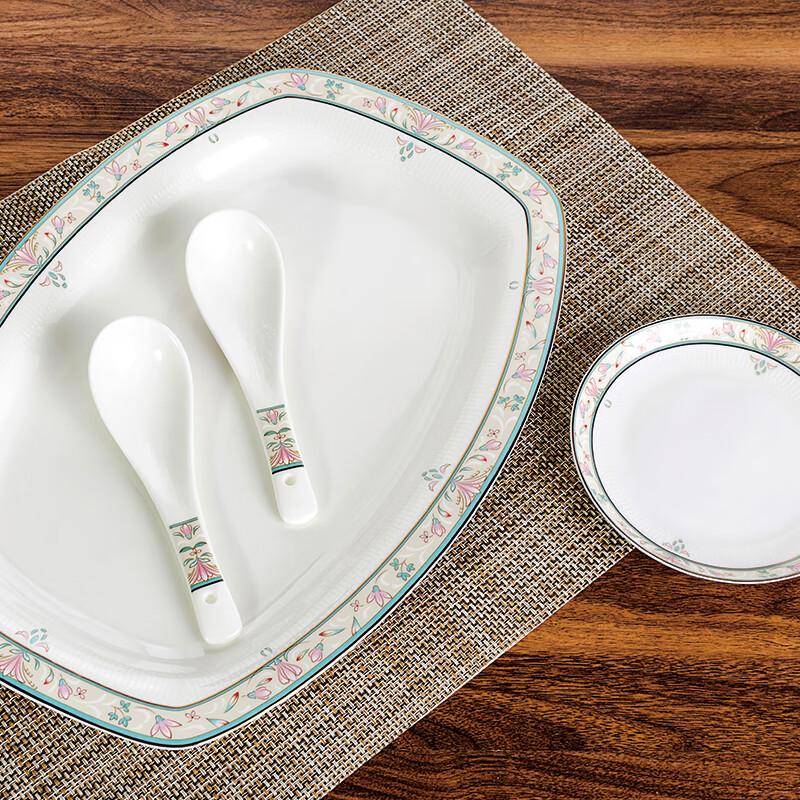 Tanghui 30-Piece Chinese Ceramic Dinnerware Set