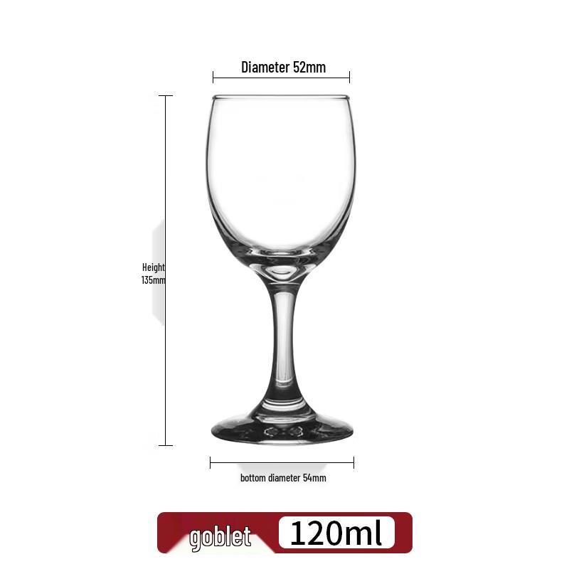 Commercial Glass Stemmed Wine Glasses