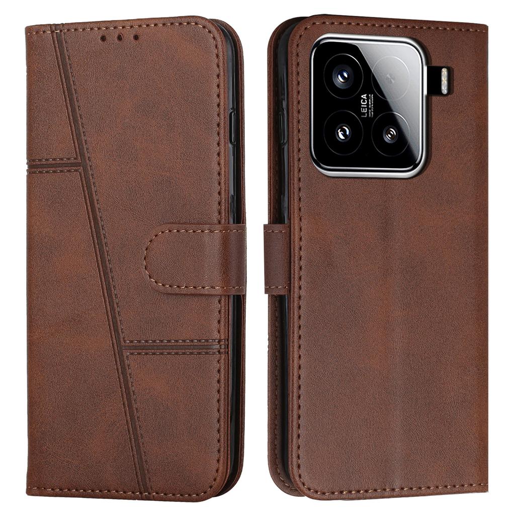 For Xiaomi 15 Case Stand Flip Protective Leather Phone Cover