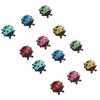 12pcs Resin Ladybug Shaped Refrigerator Magnets Home Kitchen Cute Cartoon Decorative Fridge Magnets