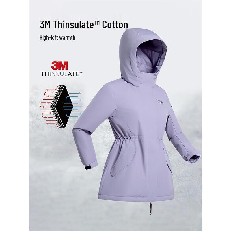 NORTHLAND Wangxi Women's 3-Proof Insulated Padded Jacket NPJFH2542E