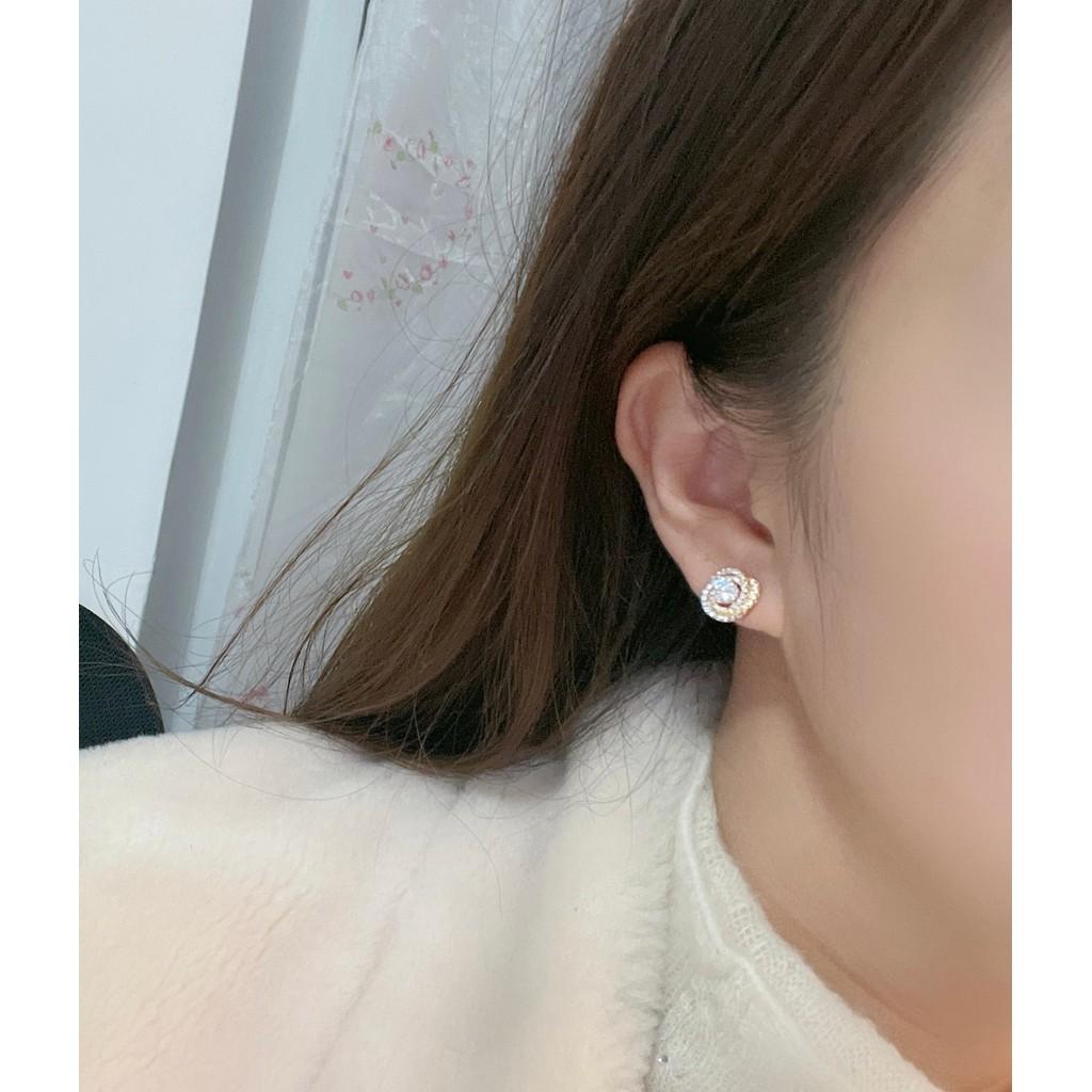 Leopard Diamond Studded Earrings, Round Earrings, Hot Selling, Highest Version On the Market, 925 Pure Silver Needle, Original Asian Gold Material