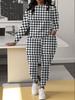 Fashion Autumn Women's Yoga Trousers Long-sleeved Top Casual Two-piece Set Versatile and Comfortable Two-piece Set
