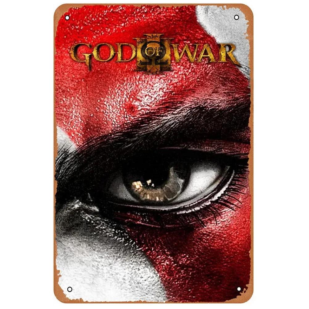 Metal Tin Signs Plaque Video Game Wall Decoration Vintage Art Posters Iron Painting for Man Cave Home Cafe Game Room Club Bar