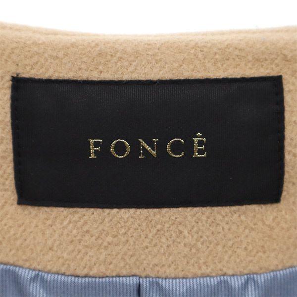 FONCE wool blend No color coat 36 Camel Women Used
