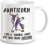 New Unicorn Aunticorn Ceramic Coffee Mug Water Cup Aunt Foreign Trade Unicorn Mug