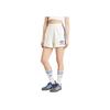 Adidas Originals Striped Logo Elastic High Waist Loose Straight Casual Shorts Women Shorts White IT9841