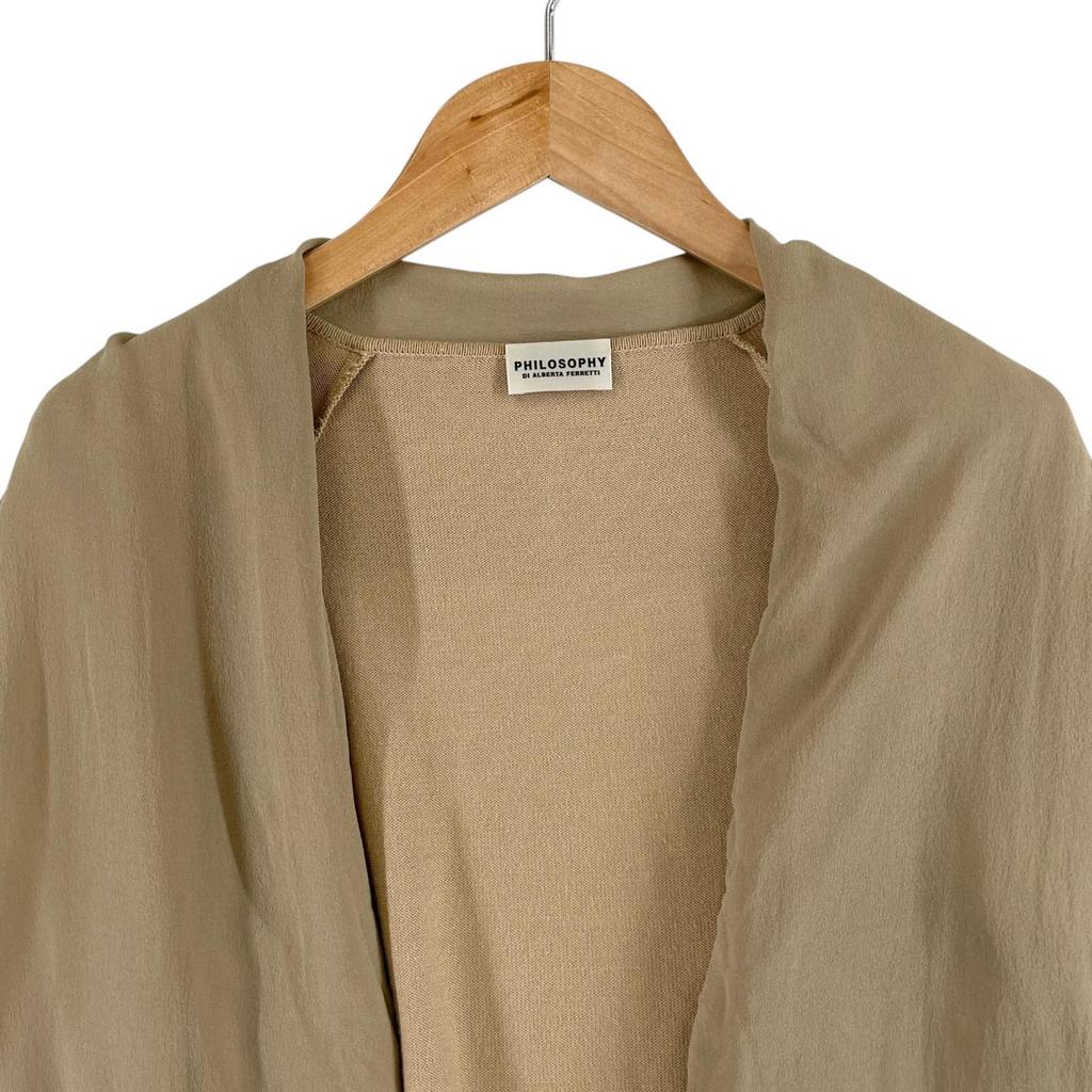 ALBERTA FERRETTI Plain cardigan beige Women used
