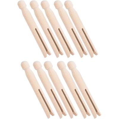 Thread Storage Rod Made of Natural Wood Smooth Surface Thread Organization Easy To Carry Finely Crafted Sewing Tool Spools/Bobbins (10 Pieces) - - - -
