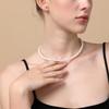 [DuoDiner] Pearl Necklace, Women's, Wedding Accessory, Graduation, Mother's Day, 6mm, 8mm (8mm, White, 45cm)