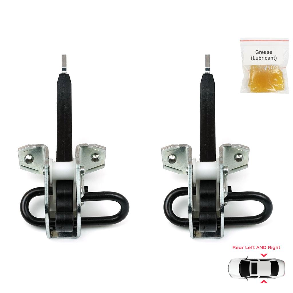BDP1072-1 2 Pieces Rear Left AND Right Door Hinge Brake Stop Check Strap Limiter Protection Lever Arm for BMW 7 Series E38 1994-2001 51228234605