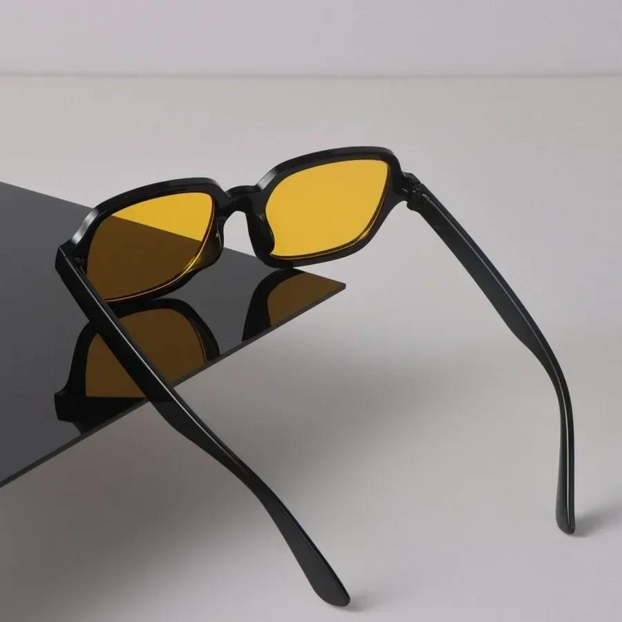 Fashion Women Sunglasses Men Square Vintage Big Frame Sun Glasses Stylish Mirror Black Retro Oculos