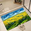 Oil Painting Claude Monet Art Floor Mat Suitable For Living Room Kitchen Bathroom Non-slip Mat Household Foot Mat