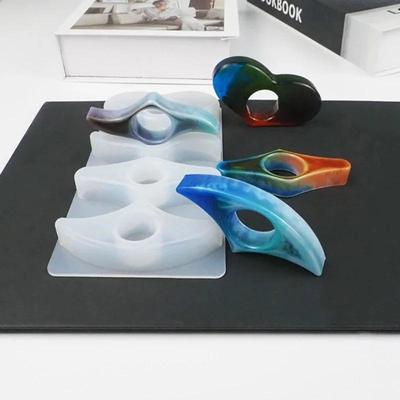 Segnalibro a pollice fatto a mano Stampo in resina epossidica di cristallo Portapagine per libri Stampo in silicone Artigianato fai-da-te Strumento per accessori da lettura