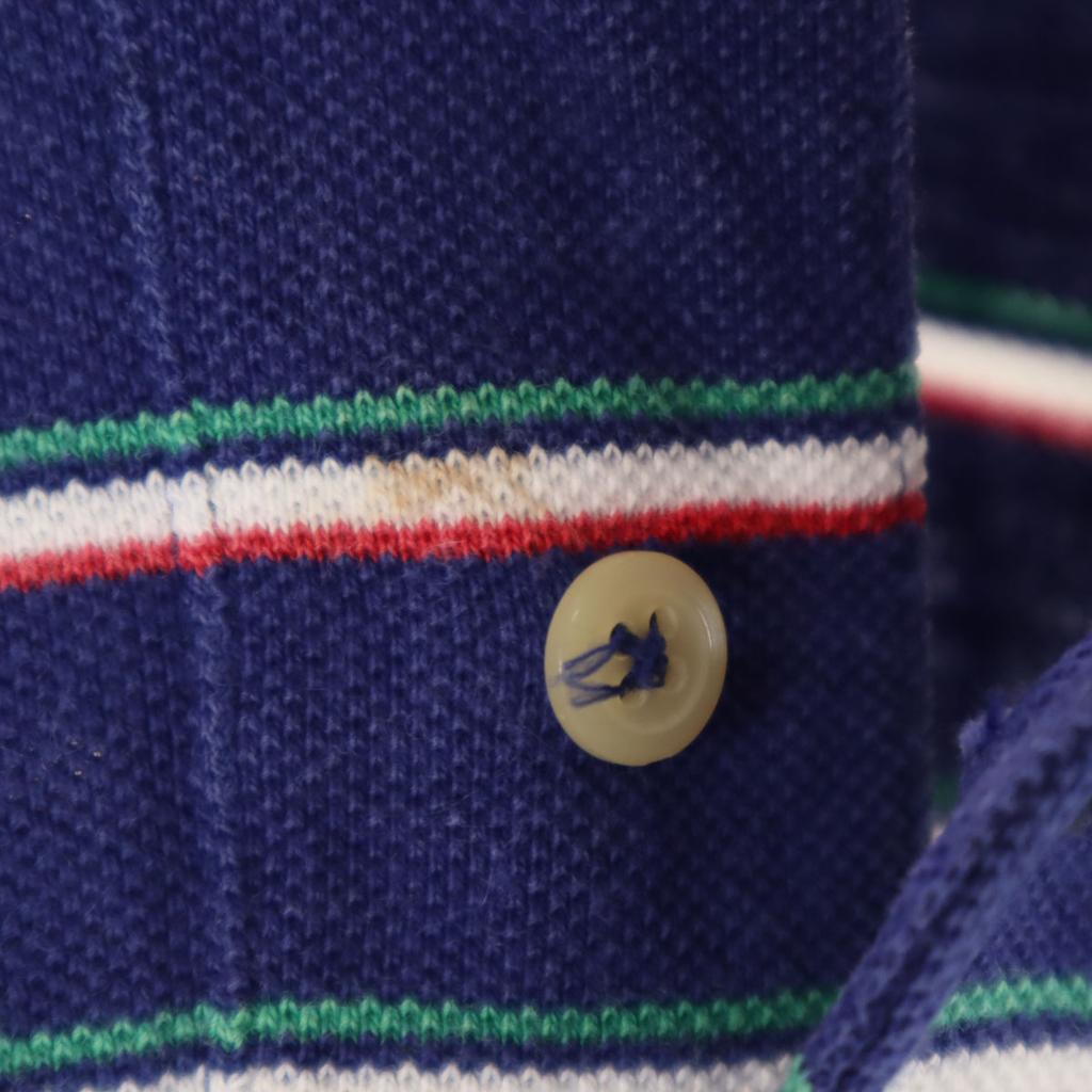 Polo by Ralph Lauren 90s Made In USA Old Border Pattern Short Sleeve Polo Shirt Men's Used