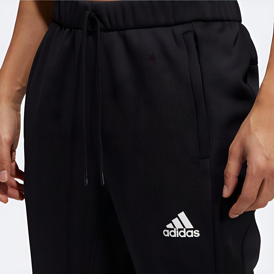 New Adidas Knitted Sports Pants Men's Black H29174