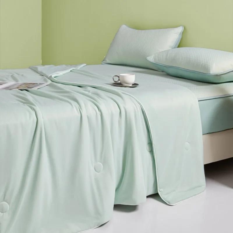 New Summer Quilt Single Piece Soft And Comfortable Air Conditioner For Student Dormitory Machine Washable Thin Quilt