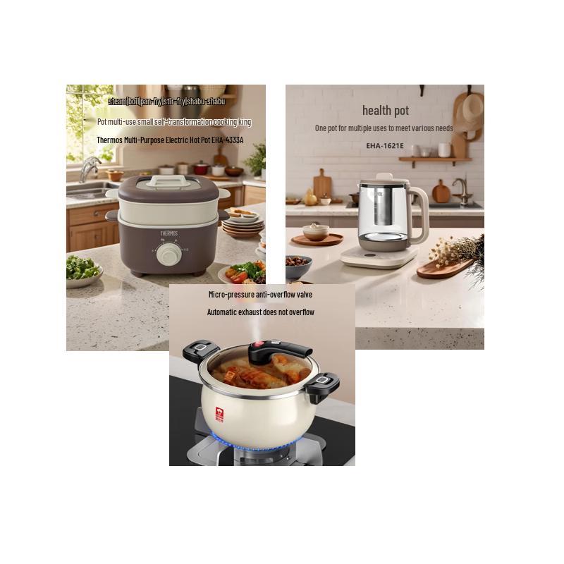Kangbahu Thermos Enjoy 3-Piece Cookware Set
