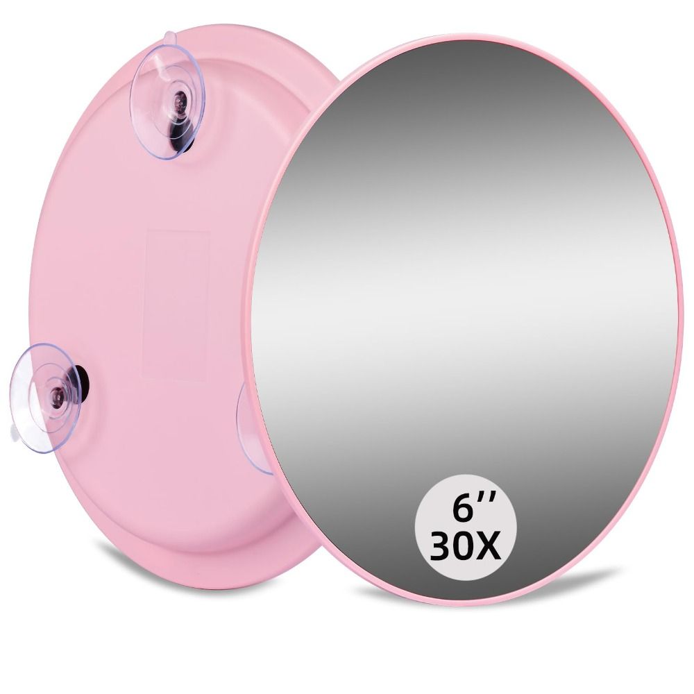 Round Travel Magnified Mirror 30X Vanity Mirror Decorative Makeup Magnifying Mirror  Bathroom
