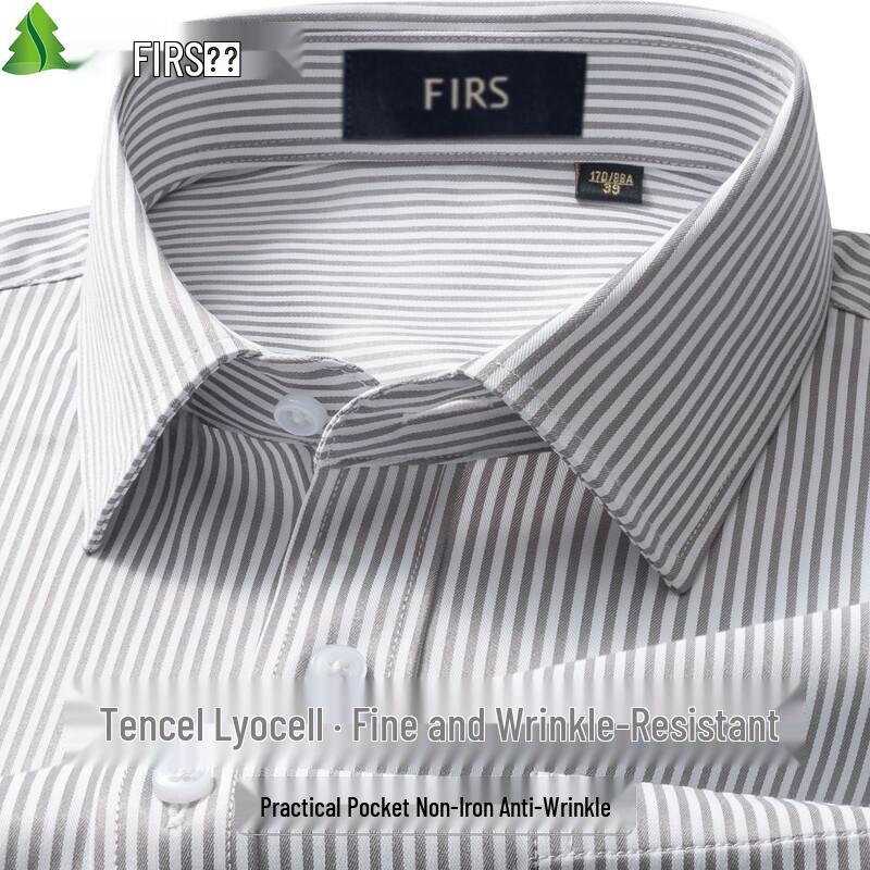 

FIRS Men s Tencel Non-Iron Long Sleeve Shirt with Pocket 40