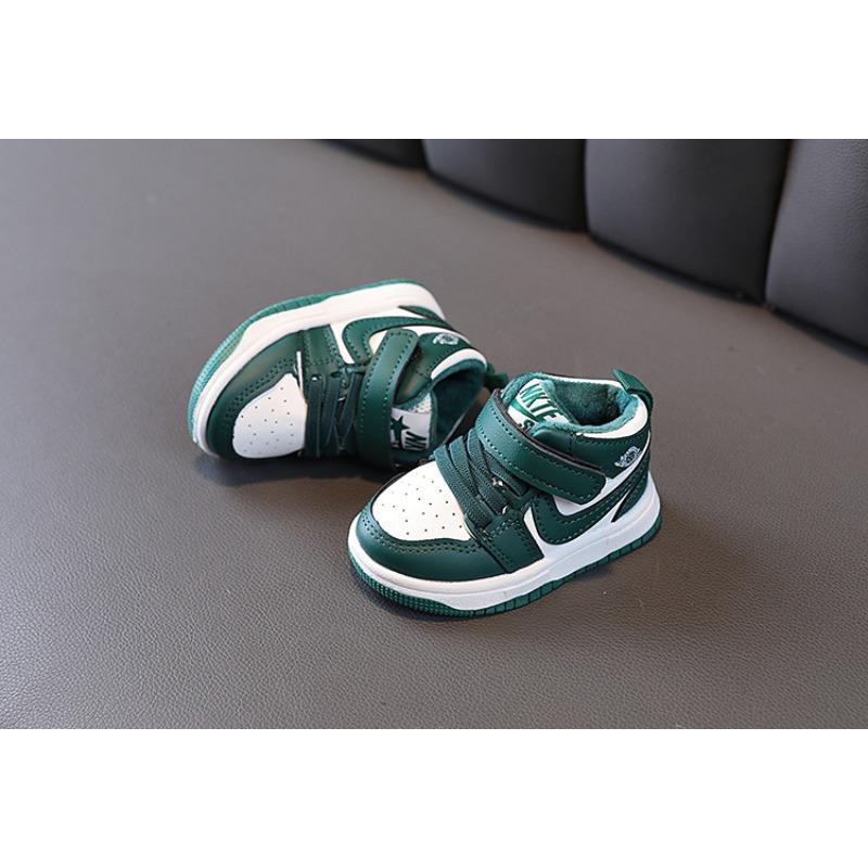 Sports Shoes, Unisex Children's Skateboard Shoes, Winter Cotton Shoes, Korean Style Baby Shoes for Boys and Girls, Soft-Soled Walking Shoes.