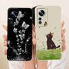 For Xiaomi Mi 12T Case 22071212AG Cute Cartoon Cat Panda Silicone Back Cover For Xiaomi Mi 12t Bumper Phone Cases Fundas