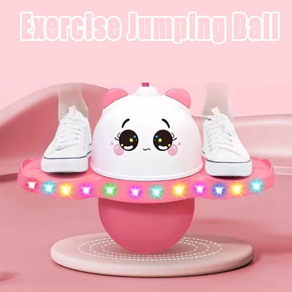 Zesílený Venkovní Skákací Míč Svítící Elastický Balanční Míč Hračky Rodinné Aktivity