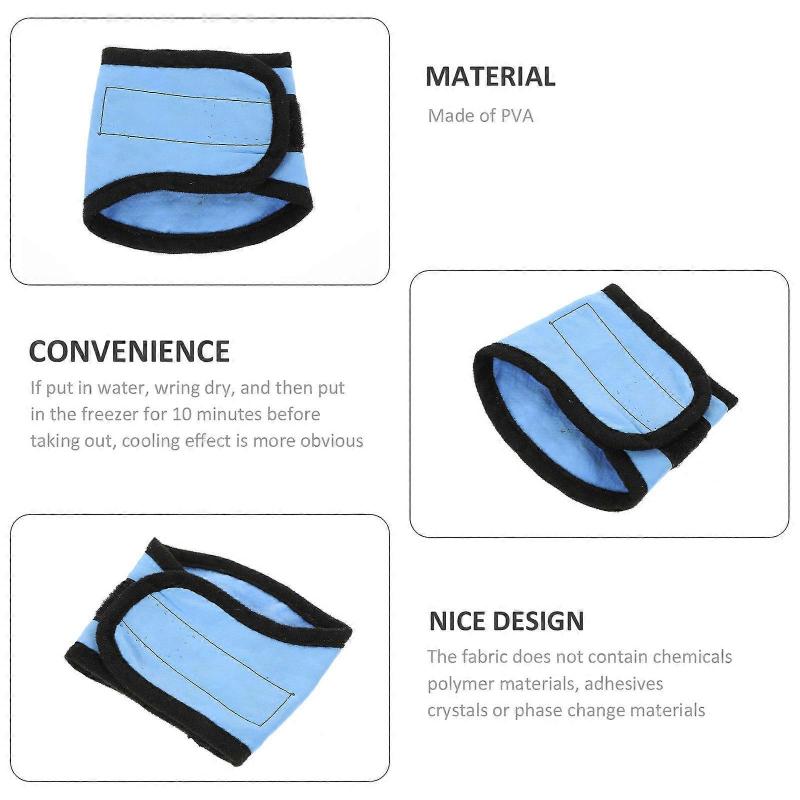 Summer Pet Bandana Cooling Dog Bandana for 3Pcs Outdoor Use