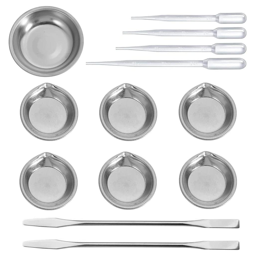 Samcos Plastic Model Paint 2 Mixing 7 Paint and 4 Hobby Painting Tools 13-Piece Set Sticks, Trays, Droppers.