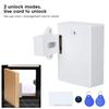 125KHz Smart Cabinet Lock Electronic RFID Card Opening No Drill For Wardrobe Sauna LockerWhite