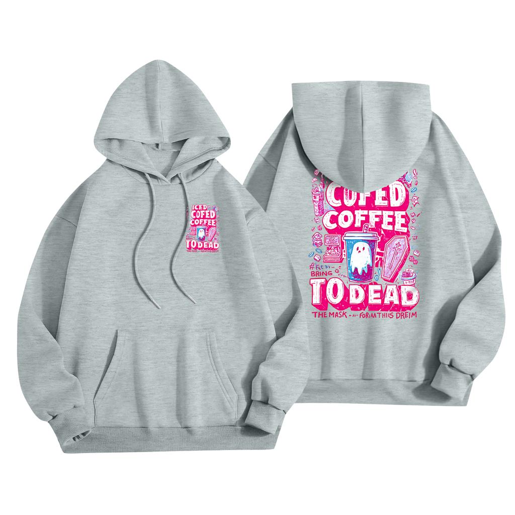 Children's Casual Fashion Halloween Print Long-Sleeved Hooded Sweatshirt