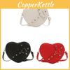 Fashionable High-end Heart-shaped Bag 2024 Spring Collection Street Style Crossbody