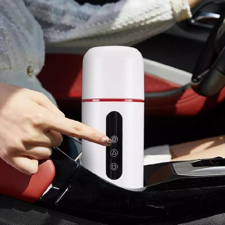 Intelligent  Car Kettle with concealed  Charging Port Travel Electric Kettle with LED Display for Quick Boiling & Mixing Drinks