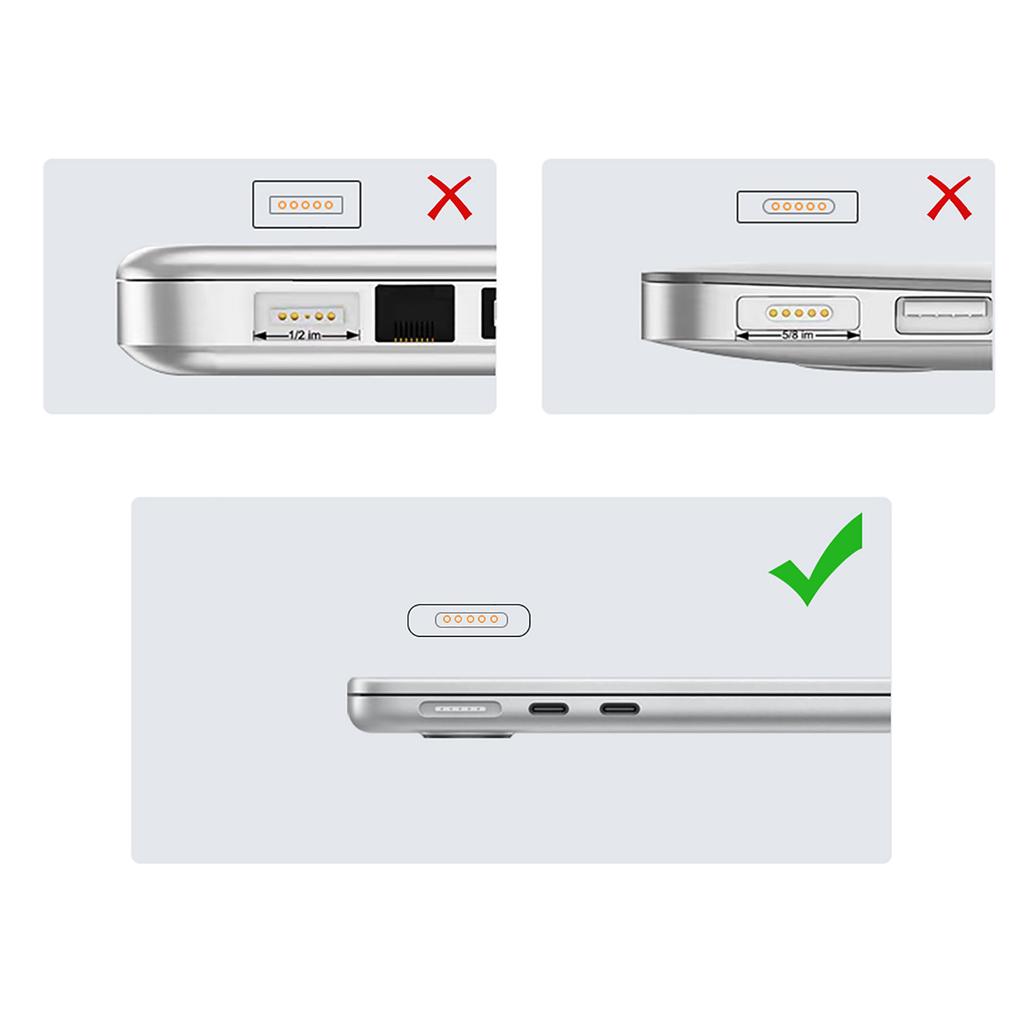 USB C to Mag 3 Converter Magnetic USB C Adapter Laptop 100W Fast Charging Connector Adaptor for Air 13 inch M2Chip 2022