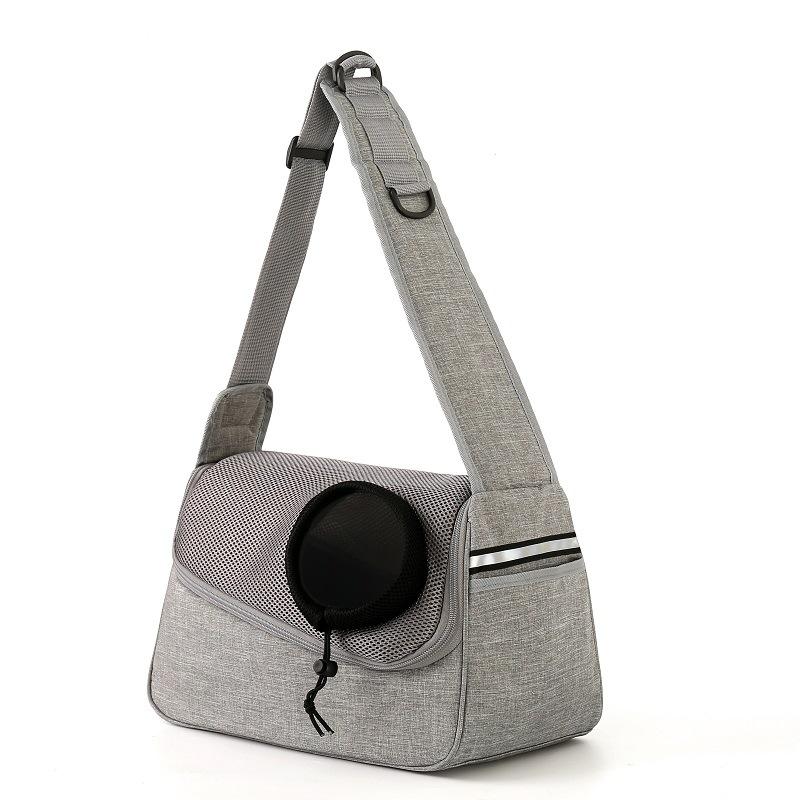 New Cation Dog Cat One Shoulder Crossbody Pet Bag Breathable Mesh Oxford Outdoor Travel Portable Cat Bag In Stock Shoulder Bag
