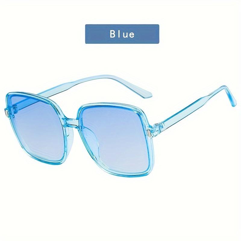 7pcs Sunglasses for Women Trend UV Protection Retro Sunglasses Rice Nail Square Sunglasses Gradient Color Sunglasses