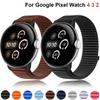 Nylon Loop For Google Pixel Watch 4 3 2 1 Strap 41mm Accessories Sport Elastic Belt Bracelet Correa Pixel Watch 3 4 45mm Band