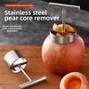 304 Surgical Steel Corer:5-in-1 Pear Core Remover with Steaming Vents&Rice Cup Measurement (Baby Food Safe, Fruit Sculptor)