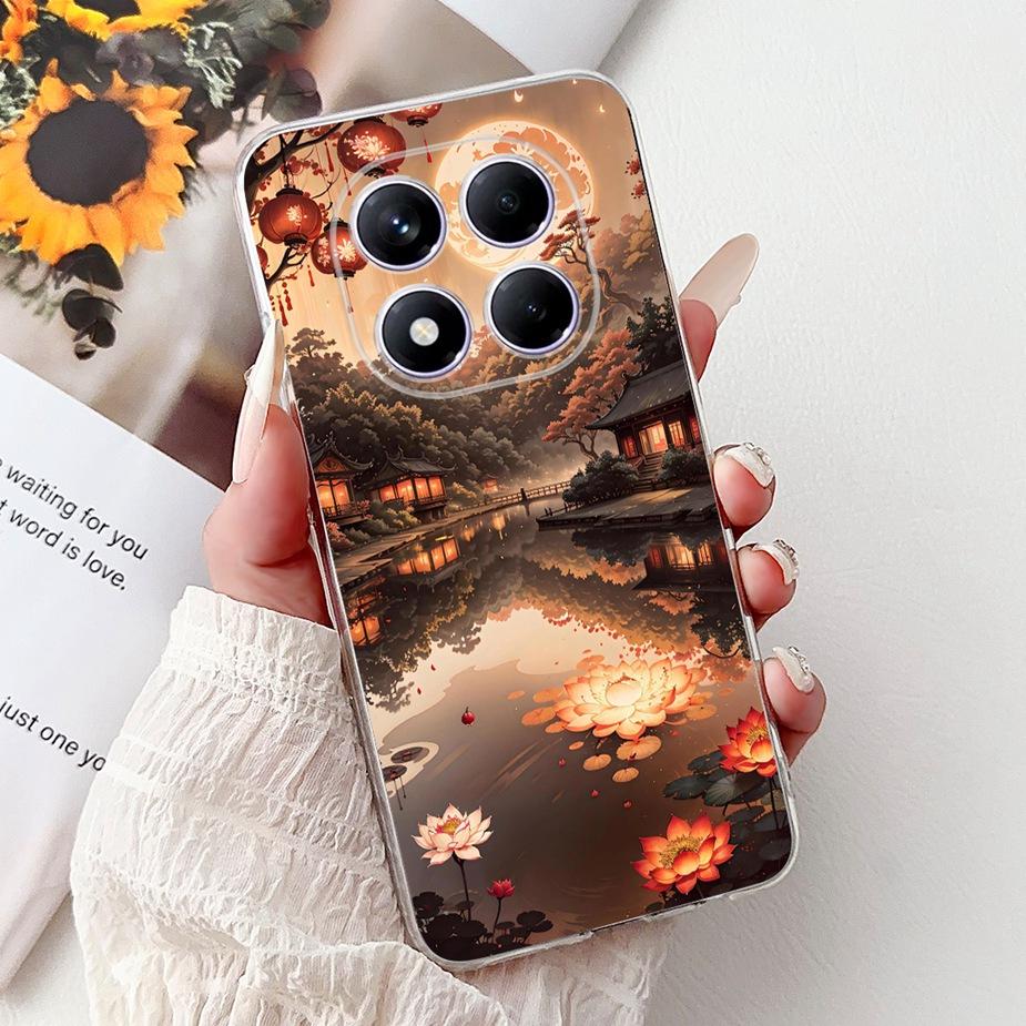 

For Xiaomi Redmi Note 14 Pro 4G Case Stylish Painted Cover Soft Silicone Case For Xiaomi Redmi Note 14 Pro Note14 Pro+ 5G Fundas Redmi Note 14 Pro 4G
