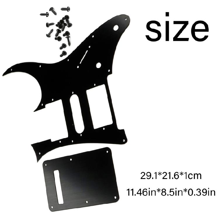 Electric Guitar Protective Guard Electric Guitar Pickguard Scratch Plate Guitar Faceplate for Beginners and Professional