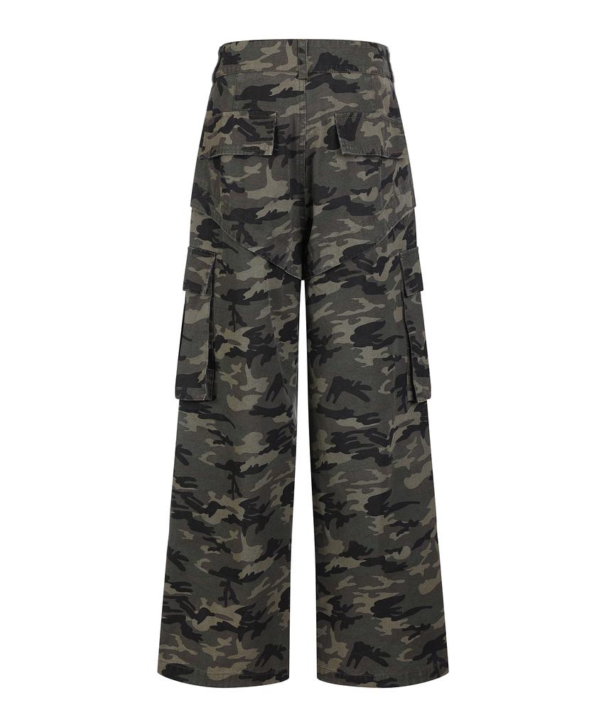 Lara Fox Camo Pocket Pants Khaki Bq2Wp003