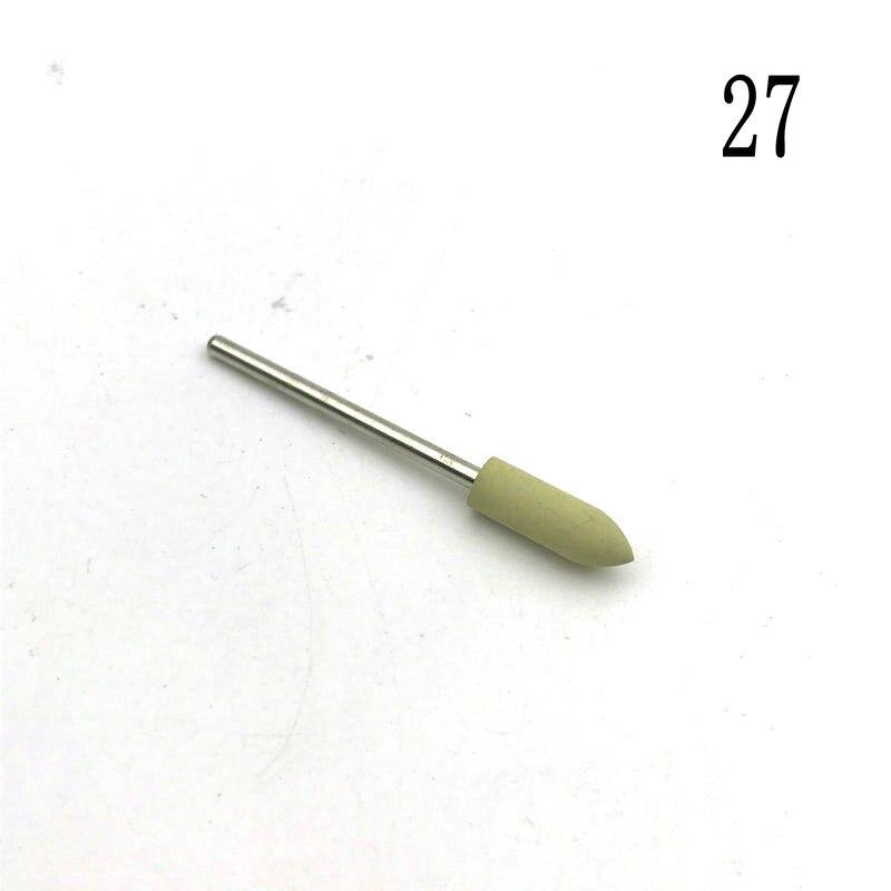 1pc Dental Rubber Silicone Polisher Nail Drill Bit Dental Silicon Rubber Burs Drill Accessories Foot Polishing Tools
