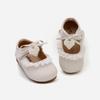 Spring 2026 Girls' Bow Princess Leather Shoes – Stylish Baby Walker Shoes