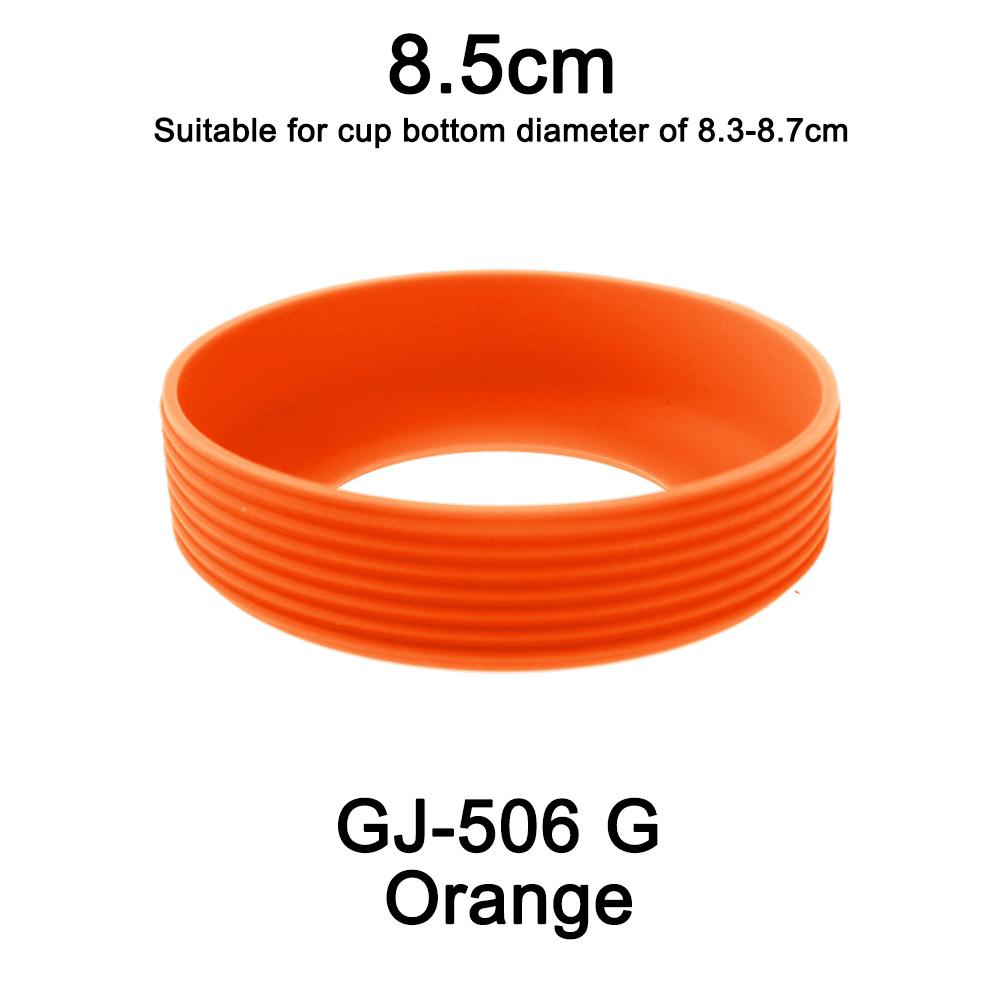 1 pièce 8,5 cm 21 g 15 couleurs Fileté Silicone Souple Couvercle de Fond de Tasse Anneau Manchon Gaine Résistant à l'Usure Antidérapant Bonne Résistance