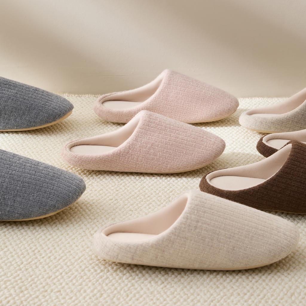 Winter Women Home Slippers Soft Warm Flat Slides Silent Comfortable Non-slip Slippers Indoor Outdoor Men Casual Slippers