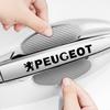 Car Door Sticker Carbon Fiber Scratches Auto Handle Protection Film For Peugeot 308 408 508 RCZ 208 3008 2008 206 207 108 406 407 408 206 207 306 307
