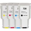 FUSICA 728 4-Color Large Capacity Ink Cartridge Set